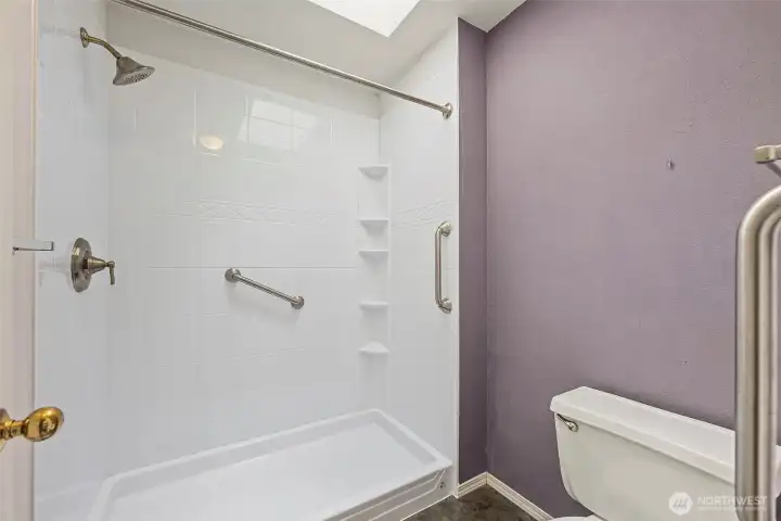 Spacious 3/4 Private Bath