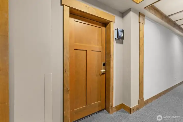 Let's go inside your ground-floor unit