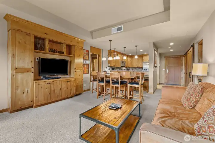 Room for the whole family or guests to relax