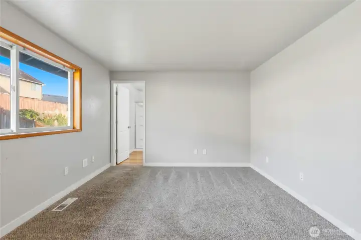 Primary suite - door to en suite at the far left side.