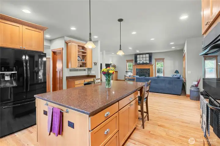 Back to the living room this home features a wonderful floorplan
