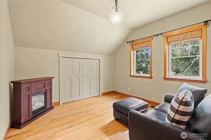 Bedroom three is ready for any size furniture