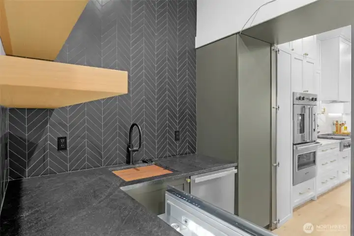 Hidden access from kitchen...