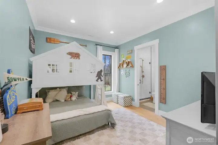 Now, Sawyer's room... Ideal Guest Suite / 2nd Primary Bedroom w/walk-in closet.