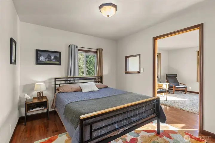 Barn apartment bedroom