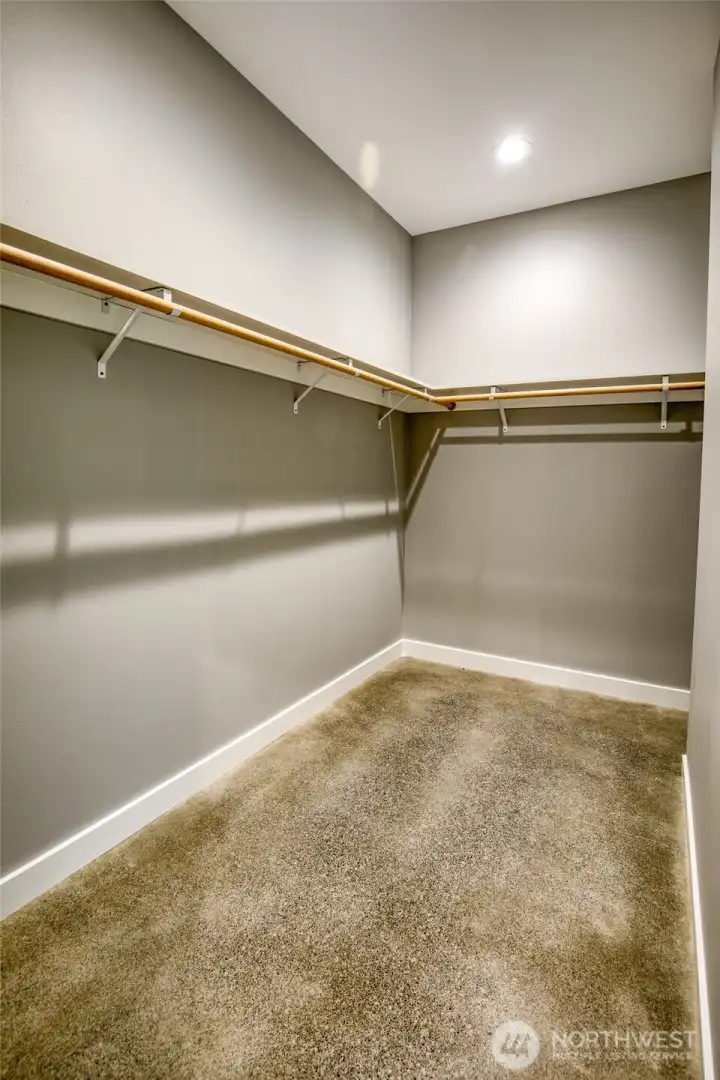 Primary walk - in closet.
