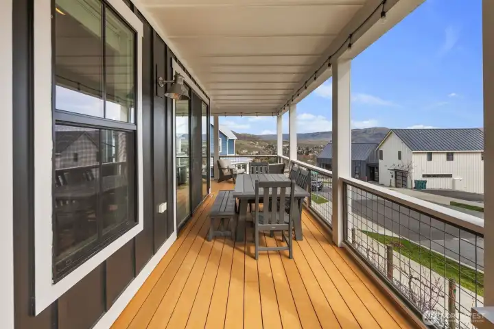 Outdoor dining table