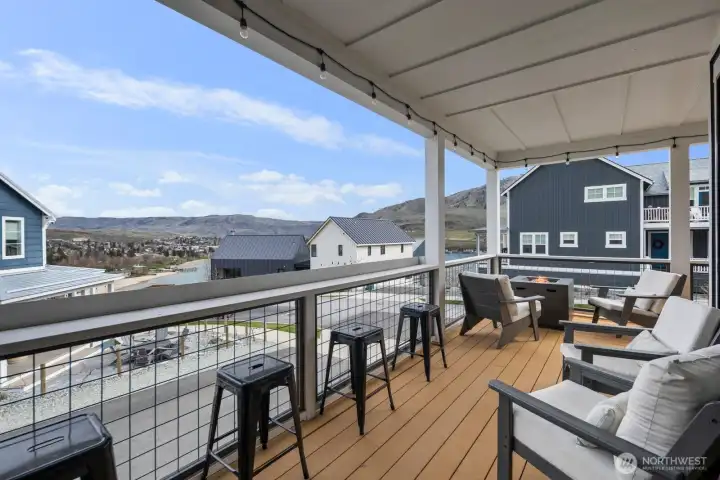 Enjoy the views or event park concert from your deck