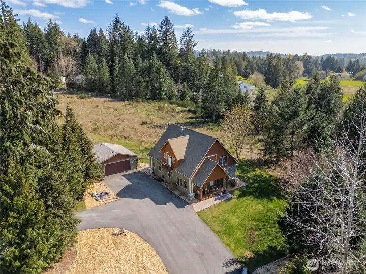 Owned Propane, Paved Circle Drive, Additional Driveway with Easement