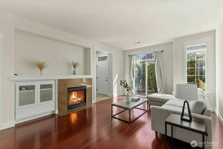 Virtually Staged Version of Living Room