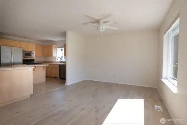 Newer easy care LVP flooring