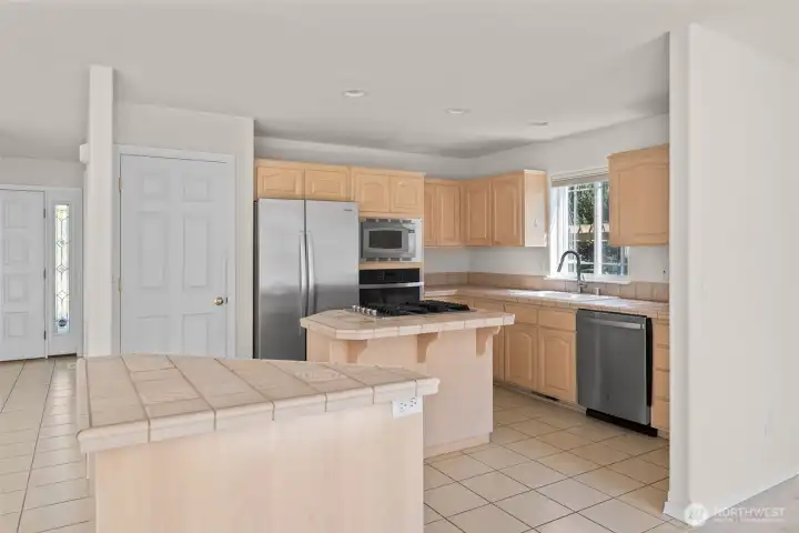 All appliances stay.
