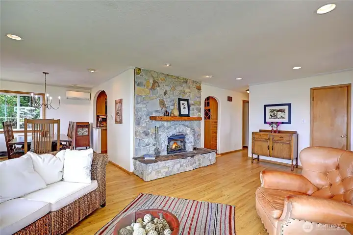 Home is 1150 square feet 2-bedroom 1 full bathroom.