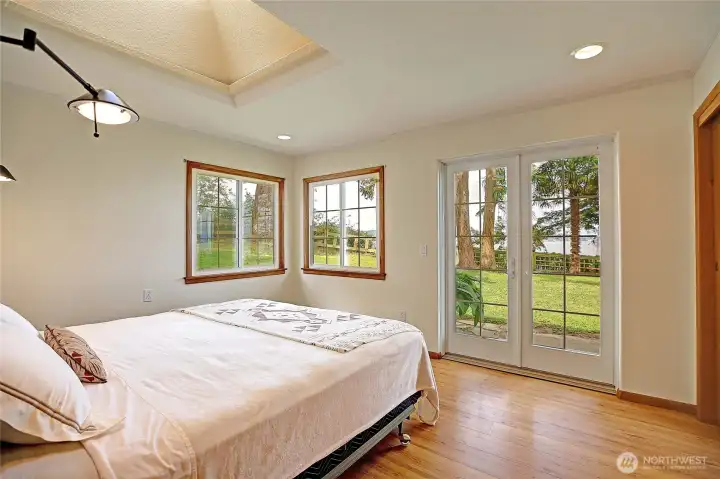 Primary bedroom with an amazing view...