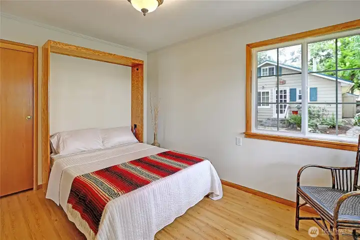 Bedroom 2 or office with a Murphy bed...