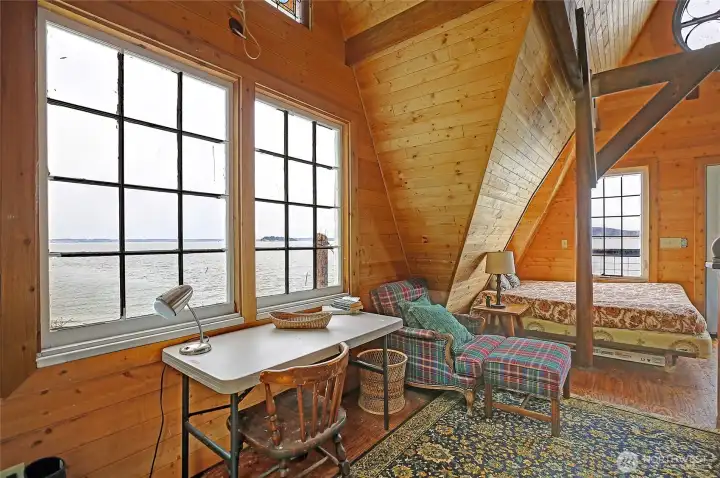 Loft area of the boat house...