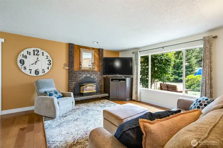 Den with Gas Fireplace Den with Gas Fireplace