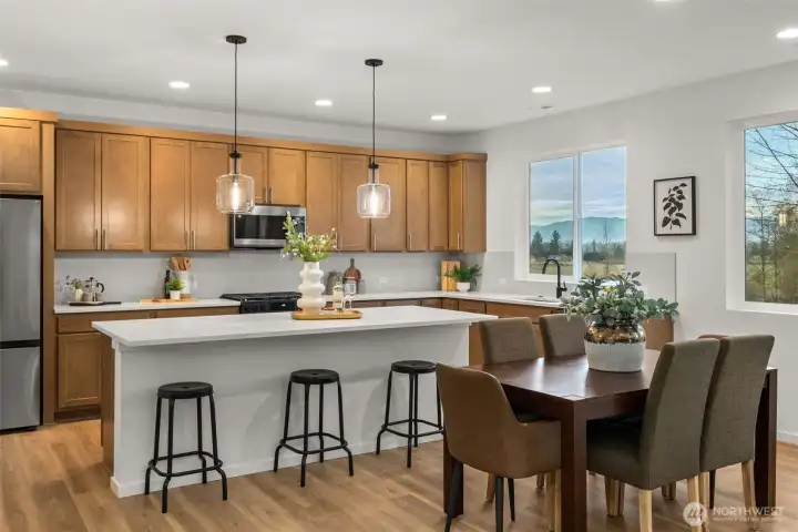 Kitchen cabinets of same floor plan, different color. Kitchen cabinets of same floor plan, different color.