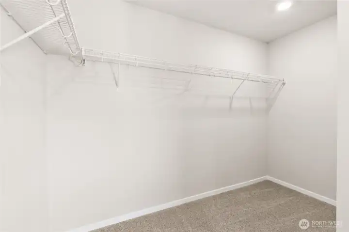 Walk-in closet - awaits you! Finishes and options will vary. Walk-in closet - awaits you! Finishes and options will vary.