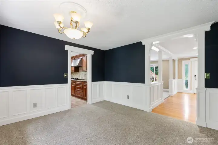 Upstairs dinning room