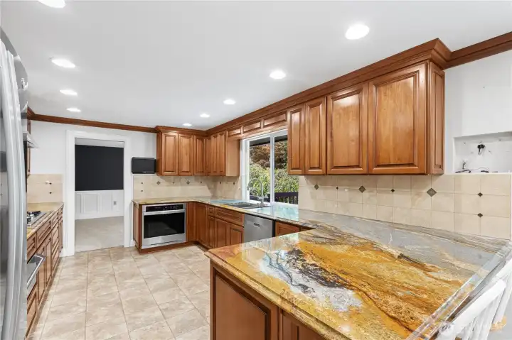 Upstairs kitchen