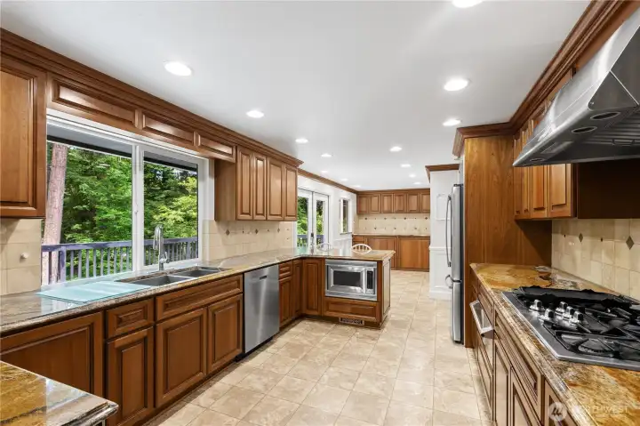 Upstairs kitchen