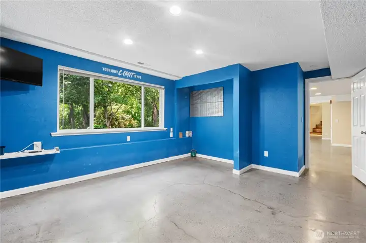 Basement gym