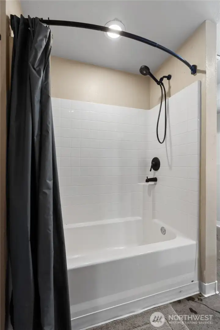 Basement bathroom