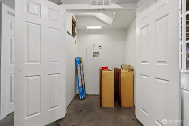 Basement laundry