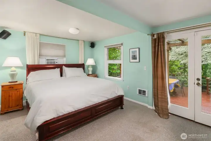 Primary bedroom, includes large walk-in closet