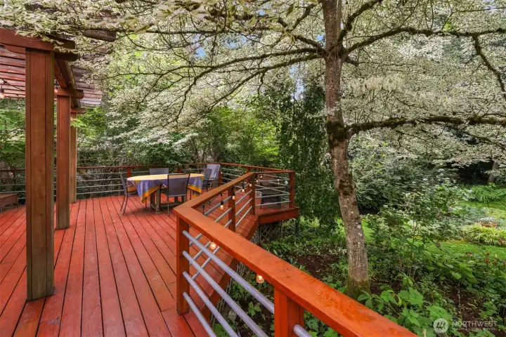 back covered deck just redone