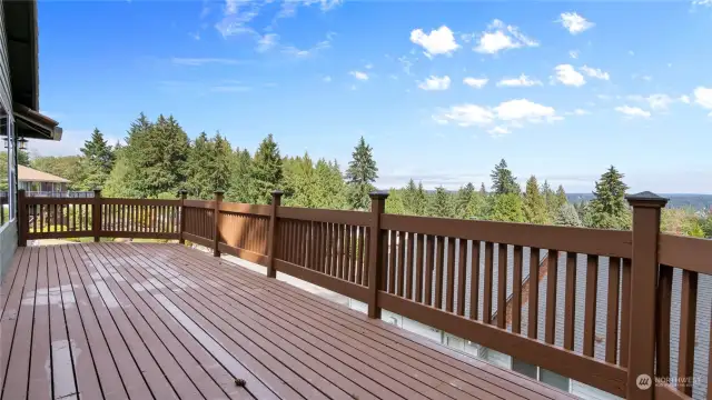 Deck on main level