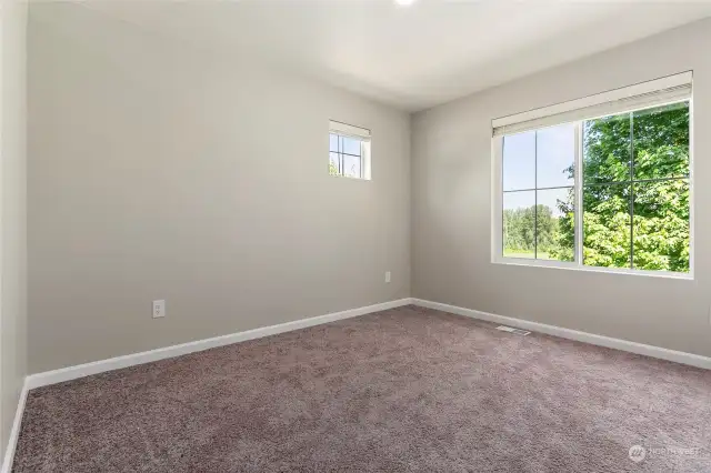 2nd bedroom has a sprawling view of the 100-acre conversation area.