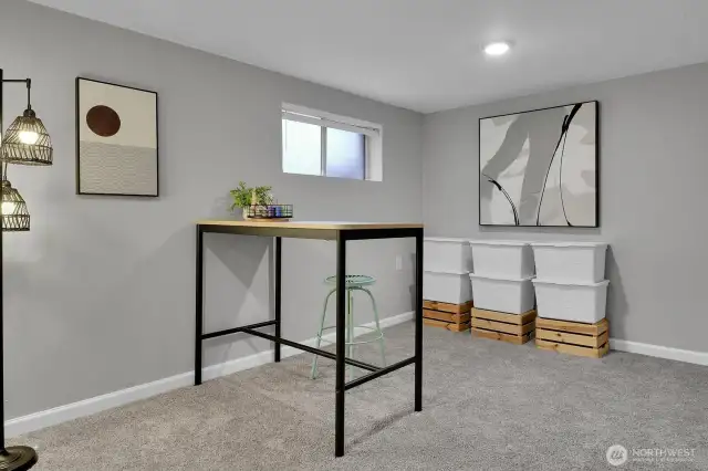 A great craft room, office, bedroom, home gym, library, or?