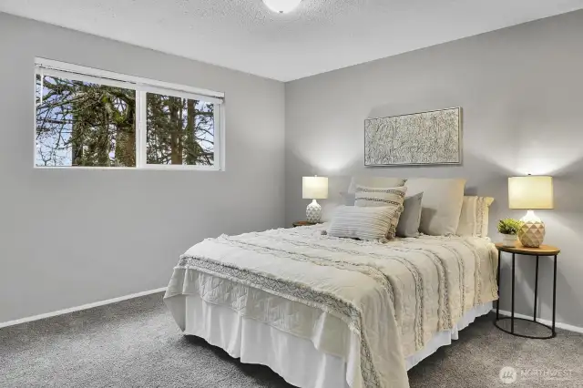 Southwest bedroom on the main floor.