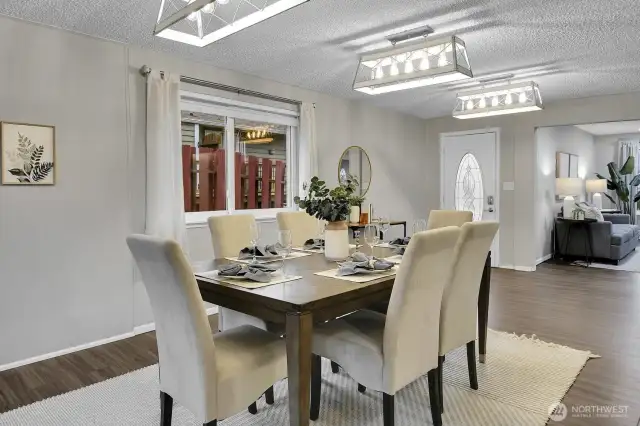 Holidays are about to go next level in this large dining space!