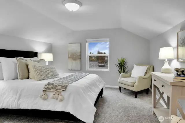 A sweet room to bookend your day!