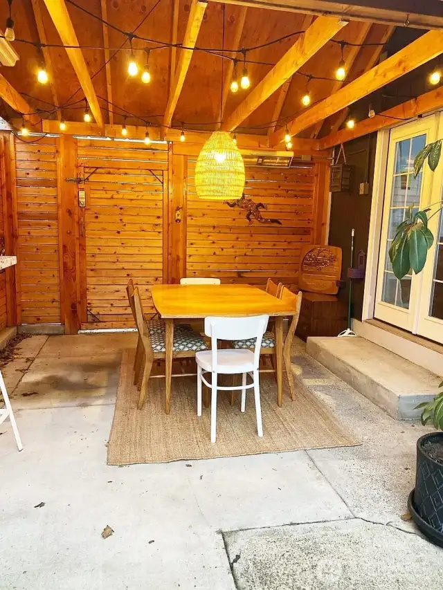 Covered patio