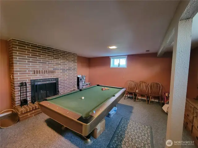 Basement Fireplace
