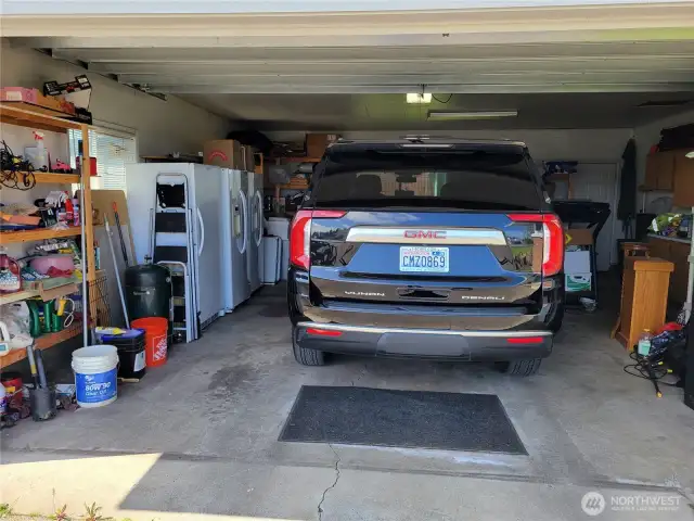 Finished 2 car Garage