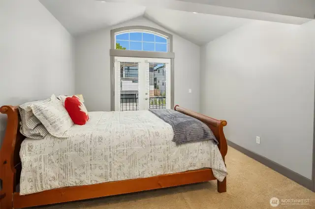 Here is the final of the four bedrooms located upstairs.  This would also make a fabulous guest room.