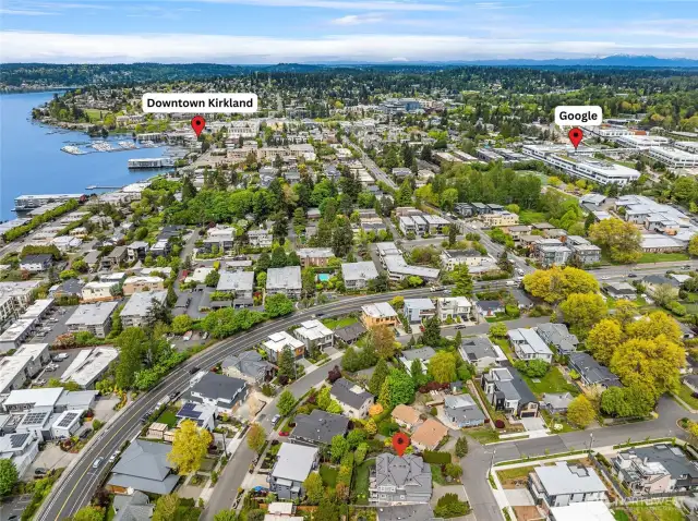 Locations just do not get better than this.  This home's west-Houghton location is simply put the best in all of Kirkland.  Easy to downtown Kirkland, easy to Lake Washington Blvd, easy to downtown Bellevue and easy to 520.  Google, Microsoft, Amazon, Facebook are literally just minutes away.  All this plus the famous Kirkland lifestyle!