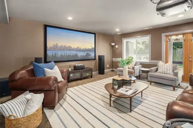 The fully-finished, walk-out basement is an absolute game changer. The perfect media room, game room, or play room, this kind of space is so hard to find in the market today.