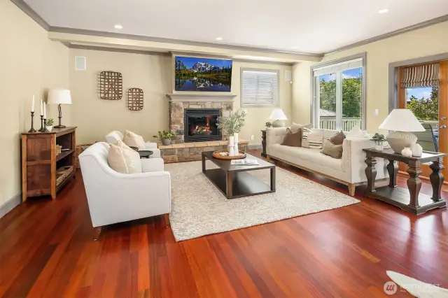 This home's great room concept is exactly what buyers are looking for in the market today. This space is the most important in the home and it lives large. Beautiful oversized windows and french doors invite in the wonderful natural light provided by the home's ideal western exposure. You will just love this space!