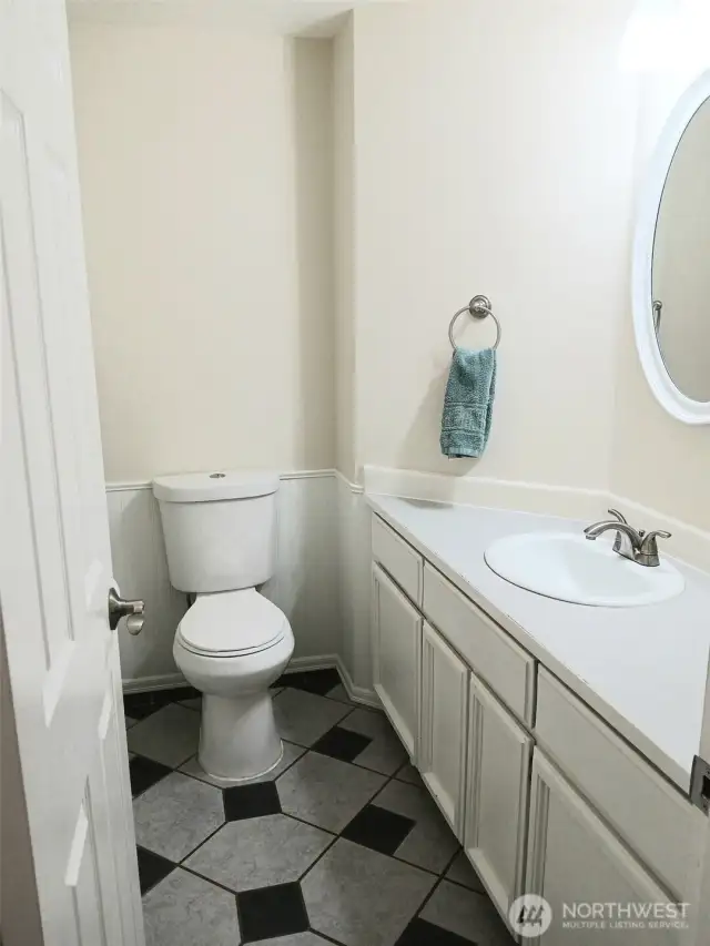 Half Bath main floor