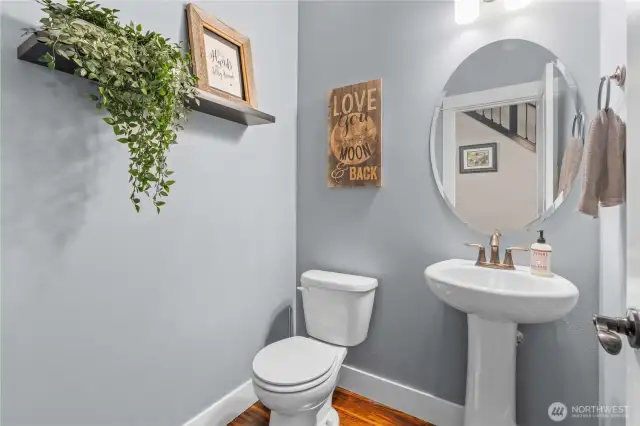 Powder room on main