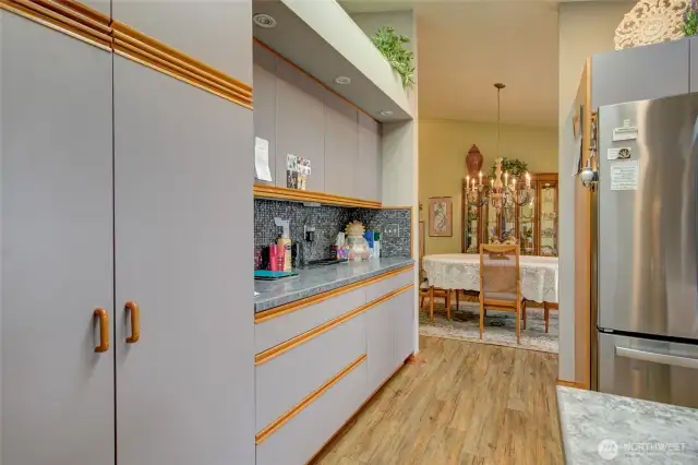 Hallway from Kitchen to formal dining room