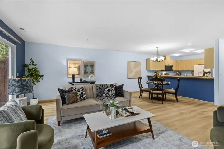 Great space for entertaining