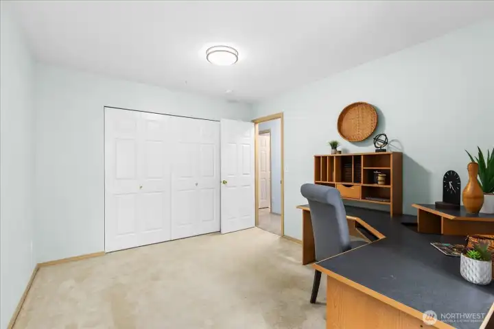 One of 2 guest rooms. Perfect for office or TV room