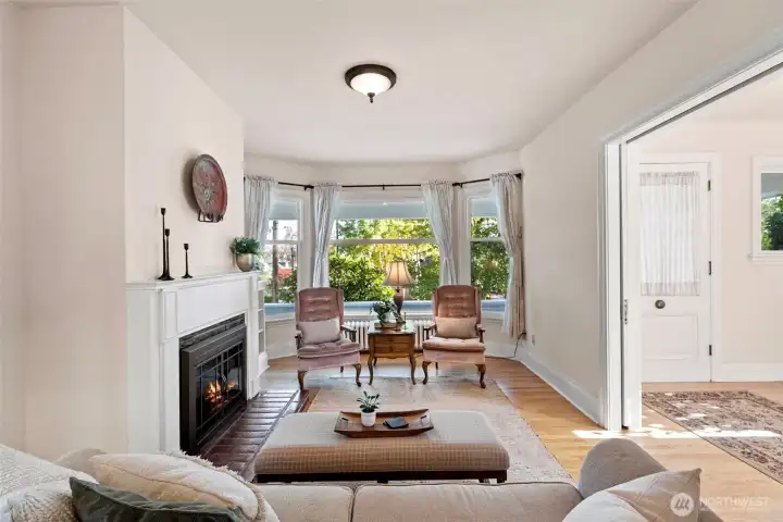 Don't miss the sliding pocket door - refurbished in 2010 and adhering to the classic characteristics of this home.